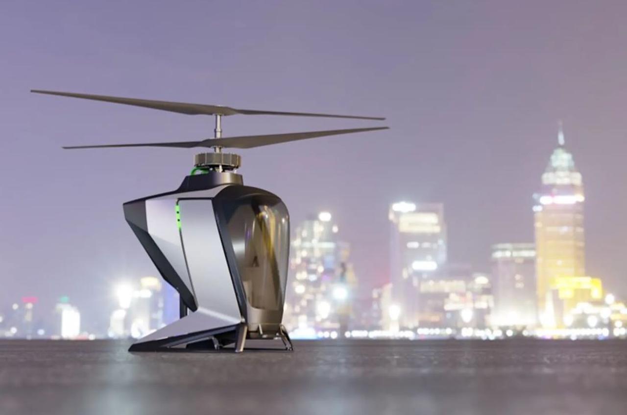 FlyNow eCopter - персональное, компактное, электрическое воздушное такси, максимальная грузоподъемность 200 кг