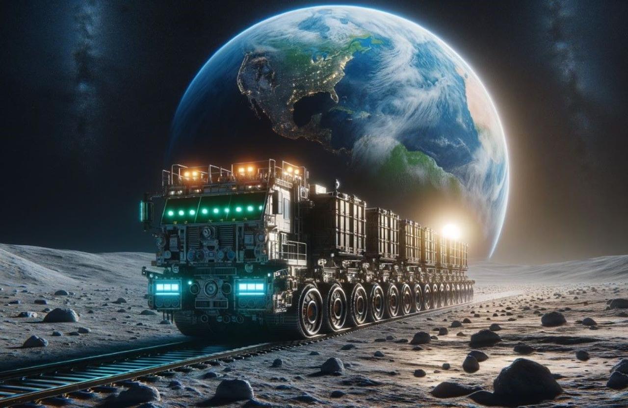 Northrop Grumman займется строительством железной дороги на Луне с помощью роботов