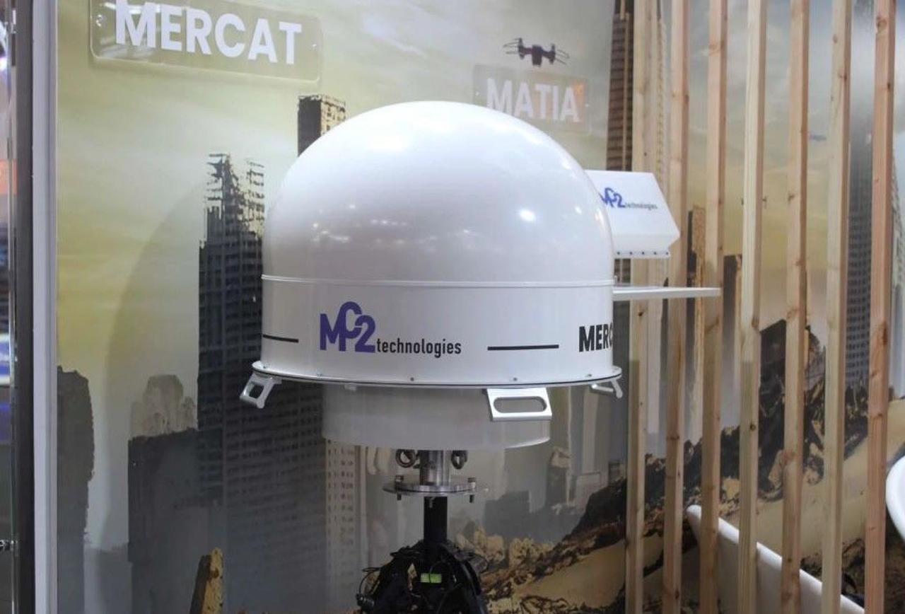 Система обнаружения дронов Mercat, мониторит на 360°, радиус слежения 20 км