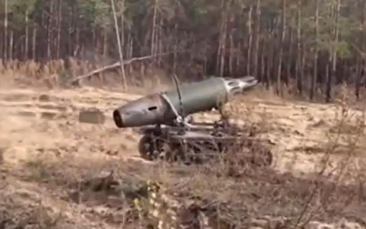 Украинские военные «кулибины» превратили музейное оружие, блок неуправляемых авиационных ракет (НАР) С-5, в грозу на поле боя