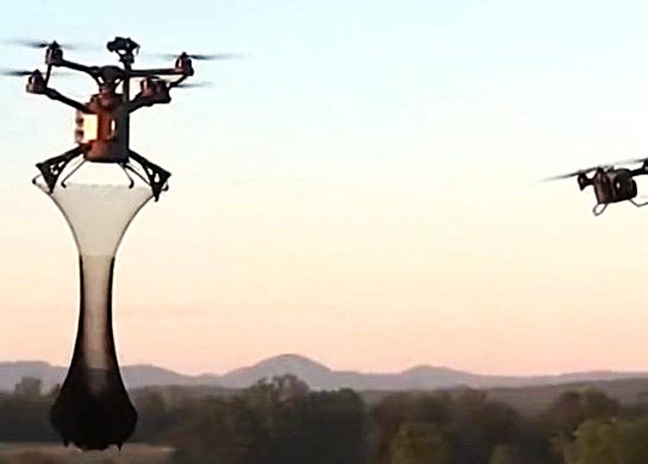 В США создали простую систему FlyTrap — перехват дронов с помощью умного «зонта-сетки»