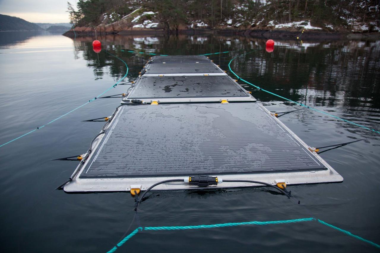 Норвежский стартап Sunlit Sea разработал плавучую солнечную систему для прибрежного применения