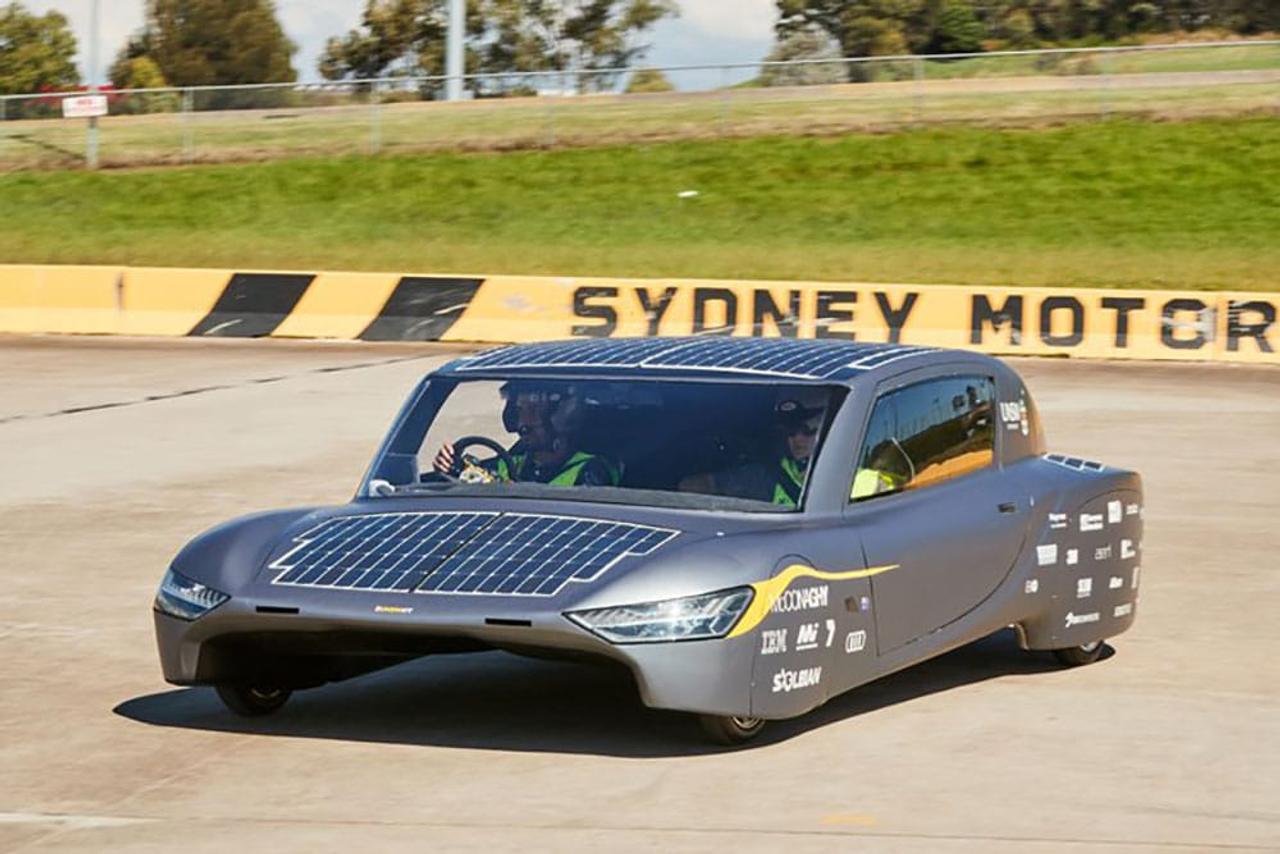Солнечный автомобиль Sunswift 7, установил мировой рекорд, проехав 1000 км на одной зарядке