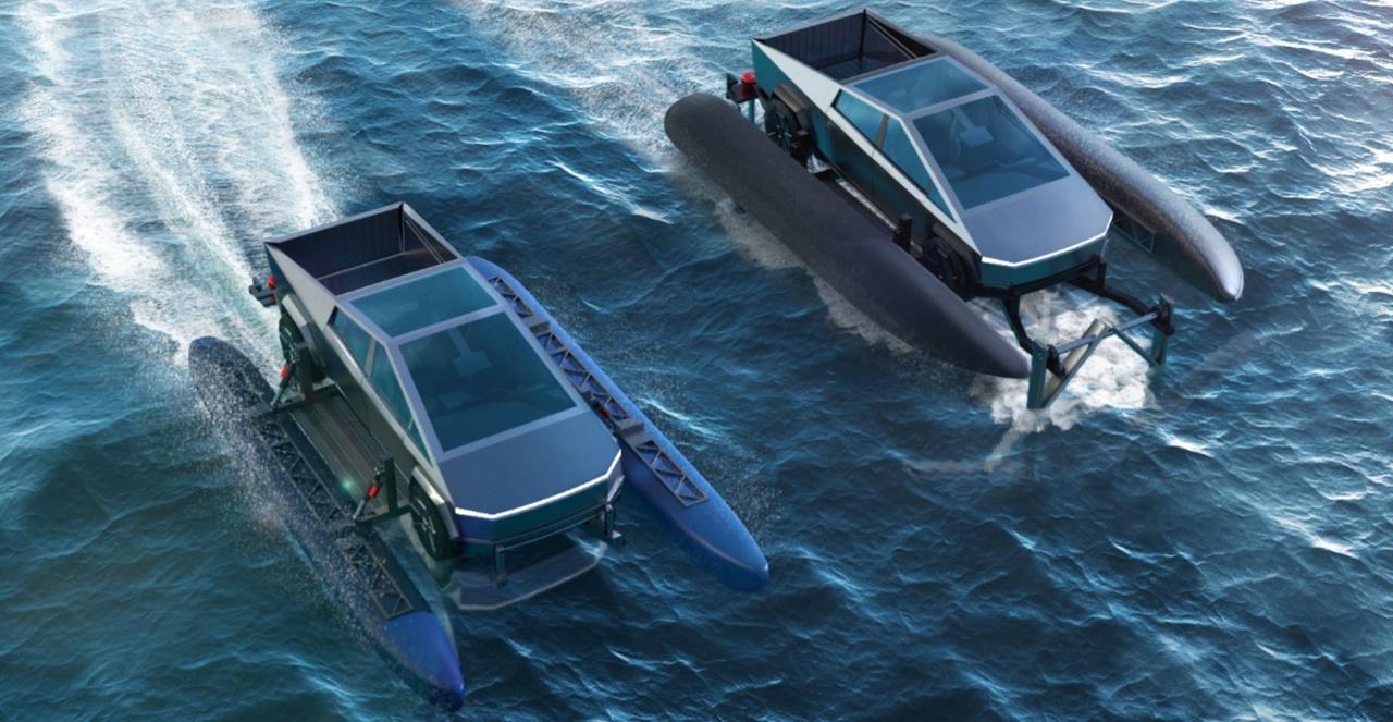 Tesla Cybertruck будет «водонепроницаемым» и сможет пересекать реки, озера и даже моря