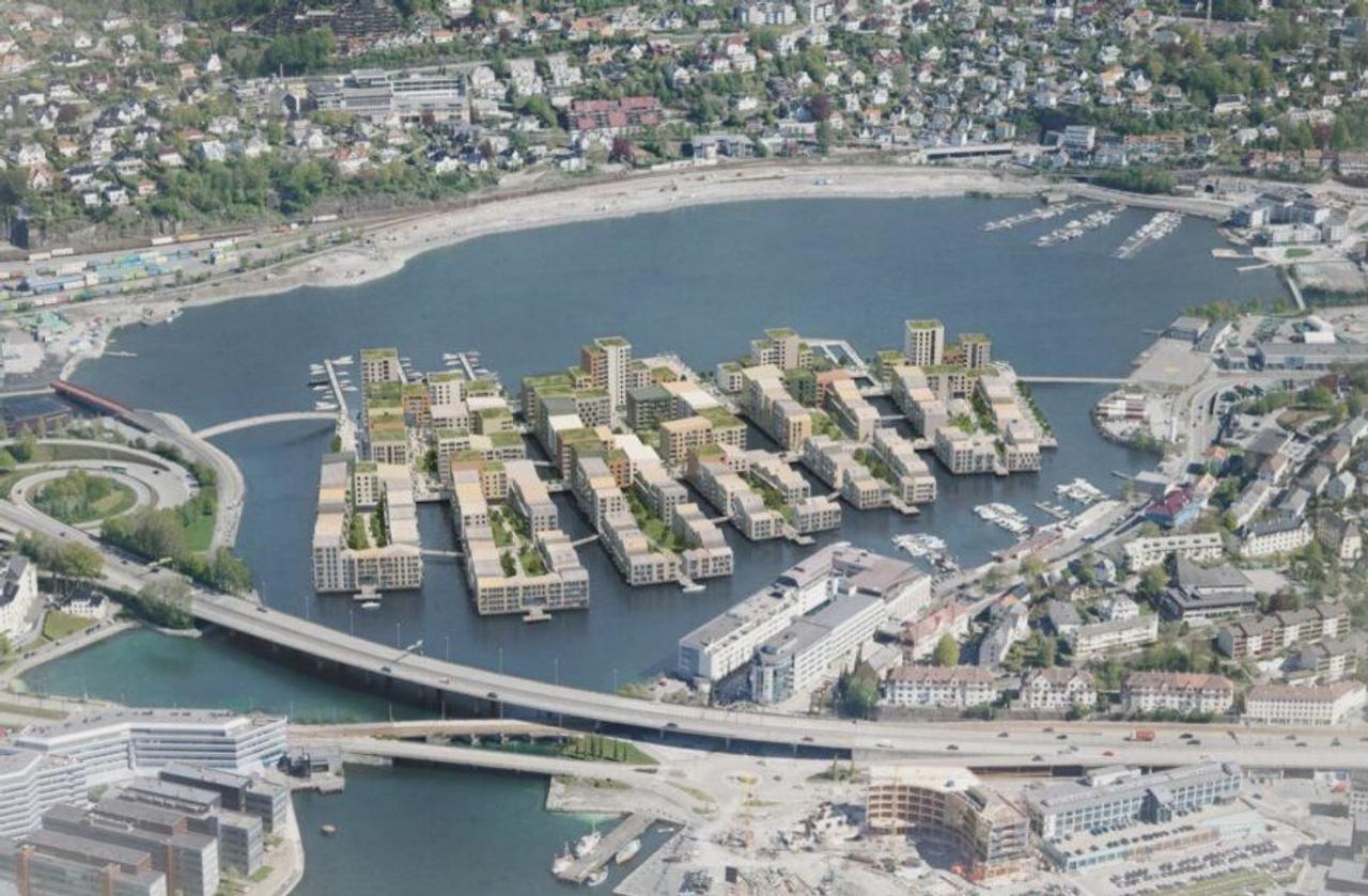 В Норвегии посреди залива построят энергонезависимый жилой район