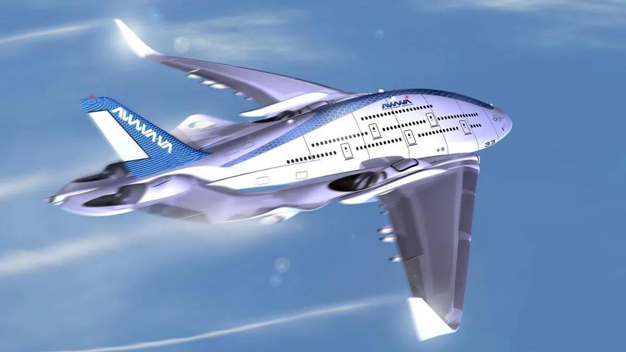 Sky Whale - трехэтажный самолет, летающий отель, расчитан на 755 пассажиров