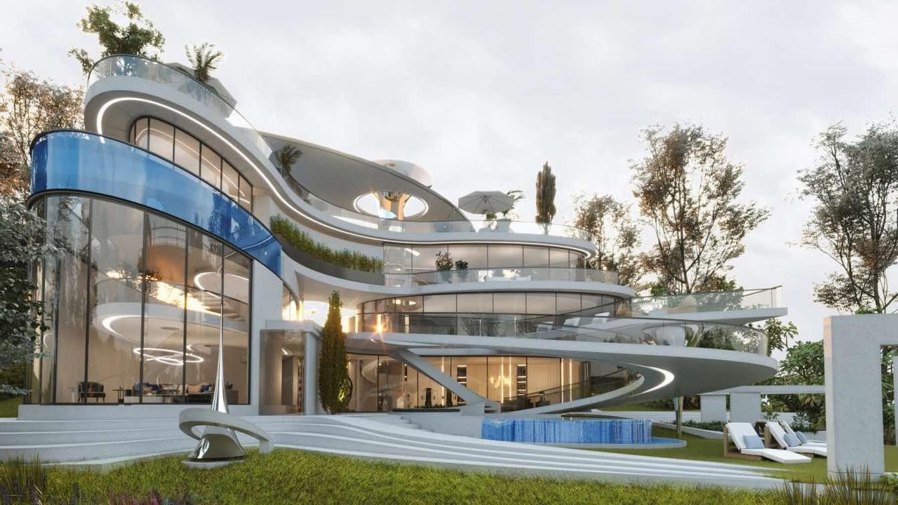 Пластичная вилла Alder Pl Iconic Villa в Калифорнии раскроет мелодику и чувственность своих форм