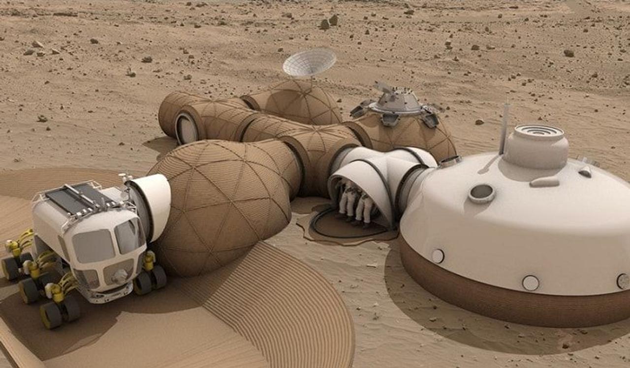 Покорители Марса смогут печатать инструменты и детали на 3D-принтере из титана и марсианской пыли