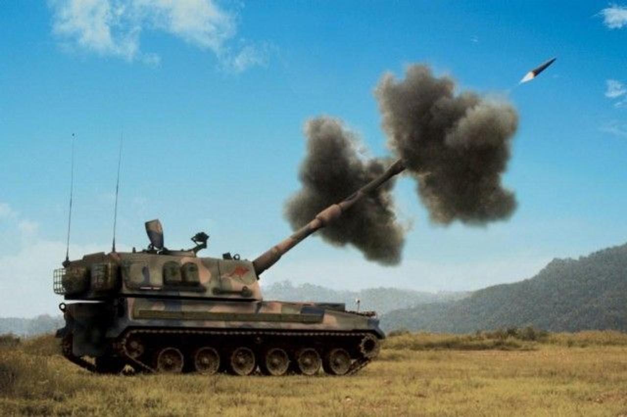 Южнокорейский «Гром» САУ К9 Thunder с системой «шквал огня», дальность поражения до 50 км