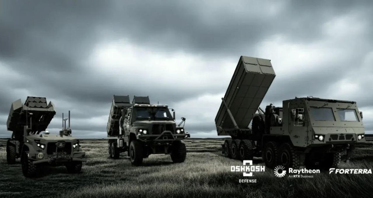Oshkosh представила новое семейство автономных боевых машин FMAV для запуска Tomahawk и дронов Switchblade