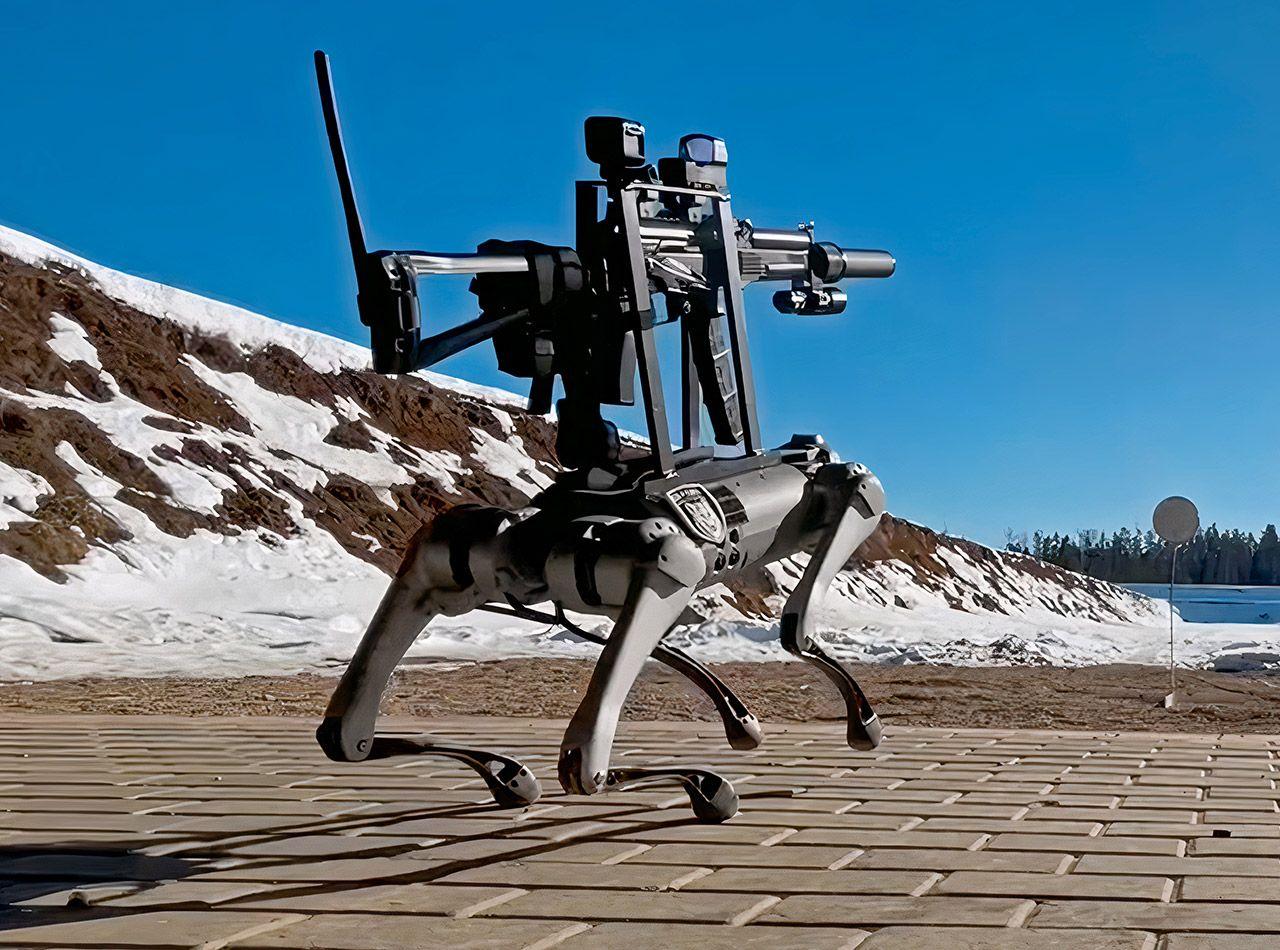 Воин будущего: робота-собаку оснастили автоматом