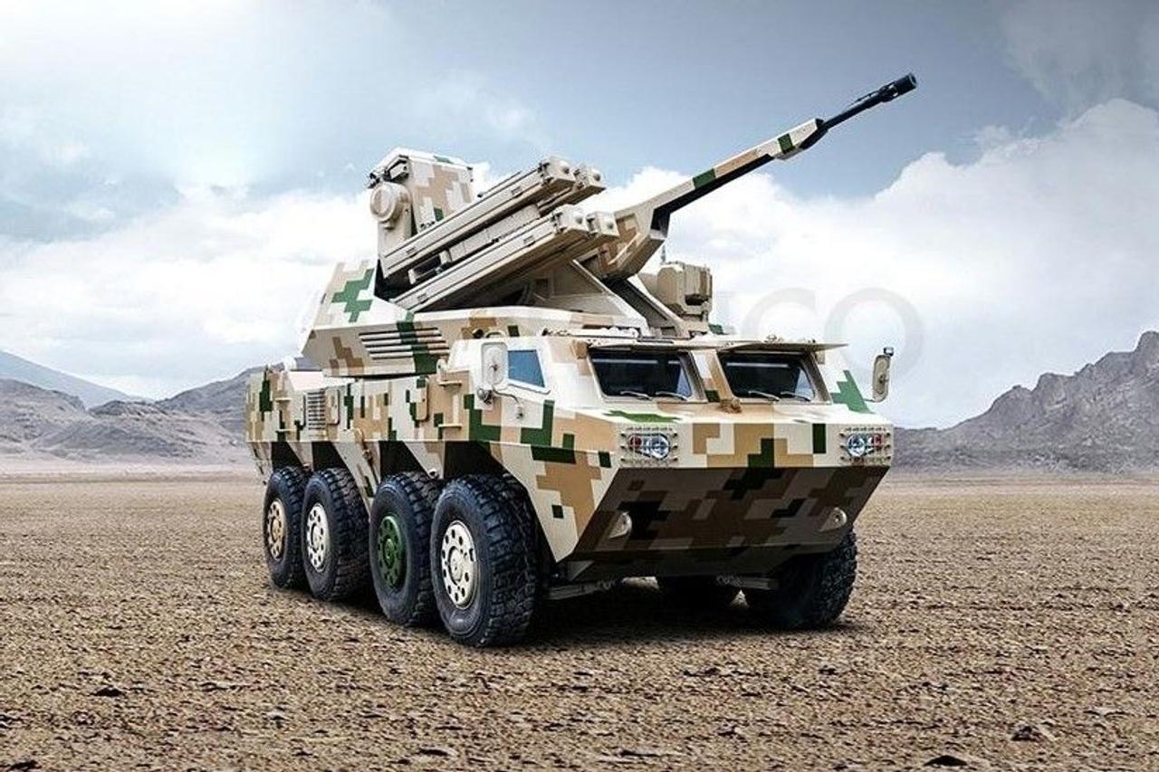 NORINCO представила мобильную систему противовоздушной обороны LD35 в сочетании: 35-мм пушка, ракетая установка и лазерное оружие