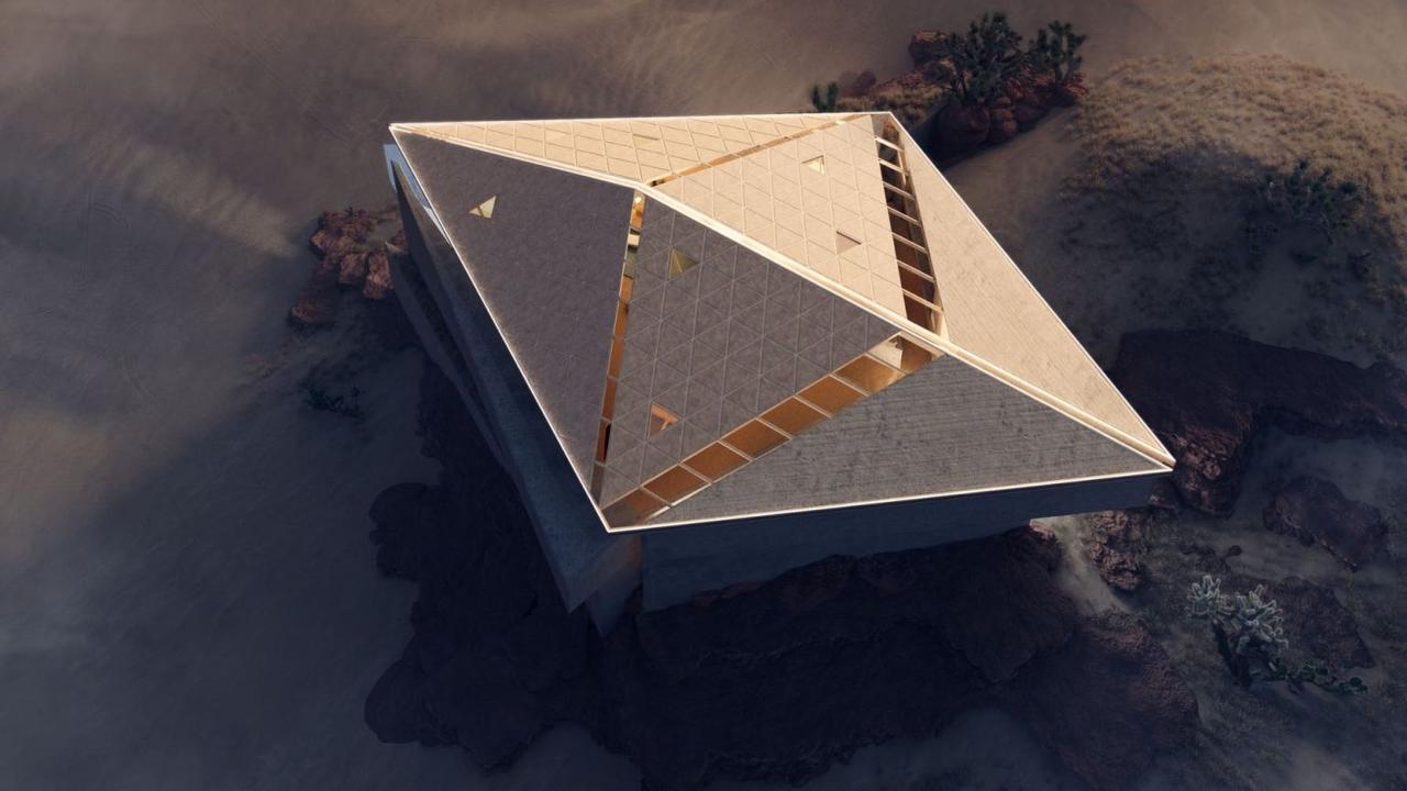 Золотой рубин среди пустыни: уникальный особняк Ethereum House