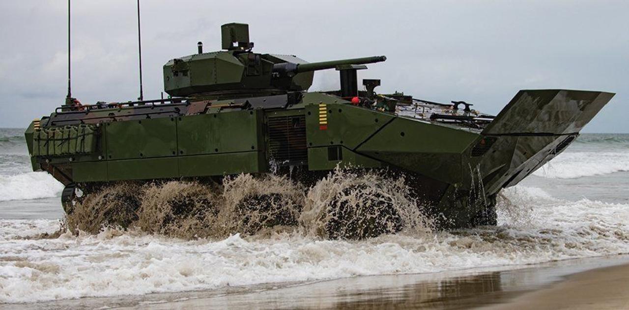 BAE Systems продемонстрировала новую версию боевой машины-амфибии Корпуса морской пехоты США