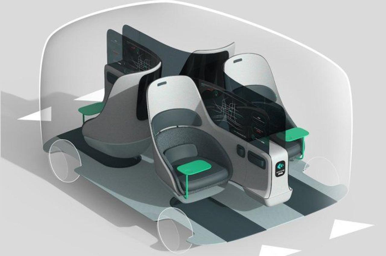 Концепт беспилотного Ford Clint предусматривает удобство передвижения на общественном транспорте