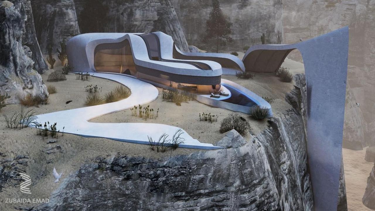 Вилла на скале Iconic Villa: новая форма будущей архитектуры