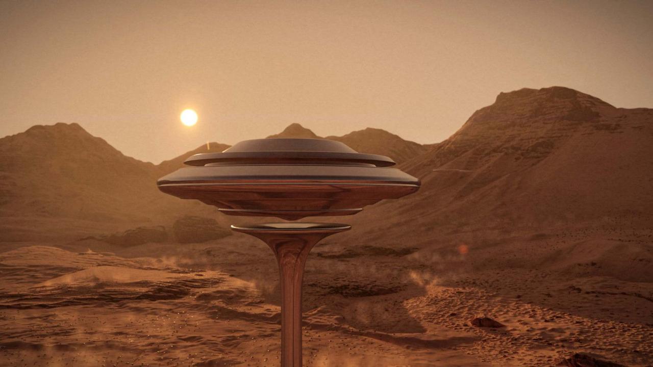 «Парящая» левитирующая станция на Марсе будет собирать ветровую - солнечную энергии и проводить исследования планеты