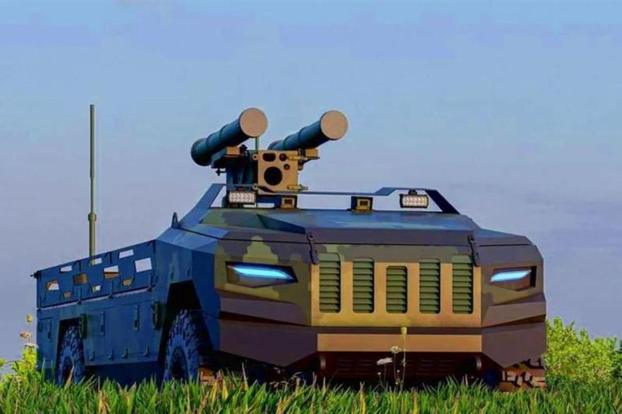 Украинский боевой робот PROTECTOR получит лазерное оружие «Тризуб» став мобильной системой ПВО для борьбы с дронами