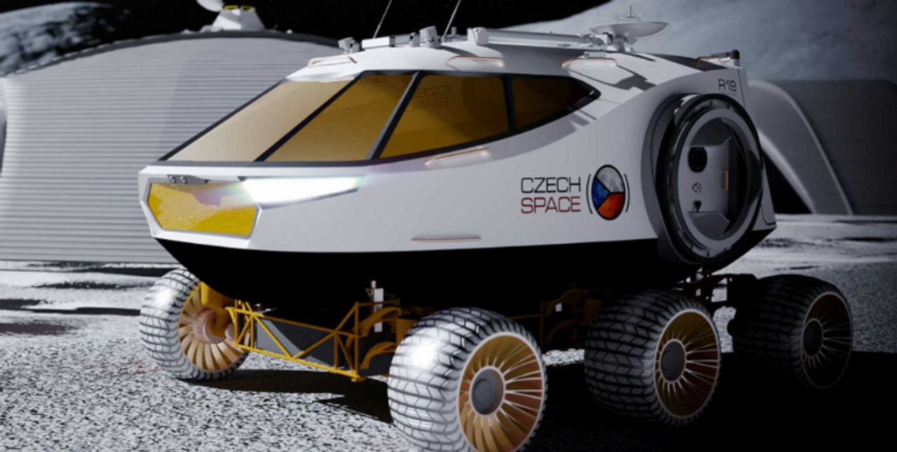 Skoda Electric Moon Rover -  концепция электрического вездехода для безопасного передвижения по неизведанным планетам