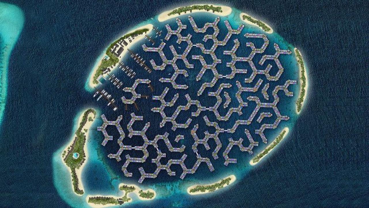 Первый в мире плавучий остров - город поможет переосмыслить выживание человечества