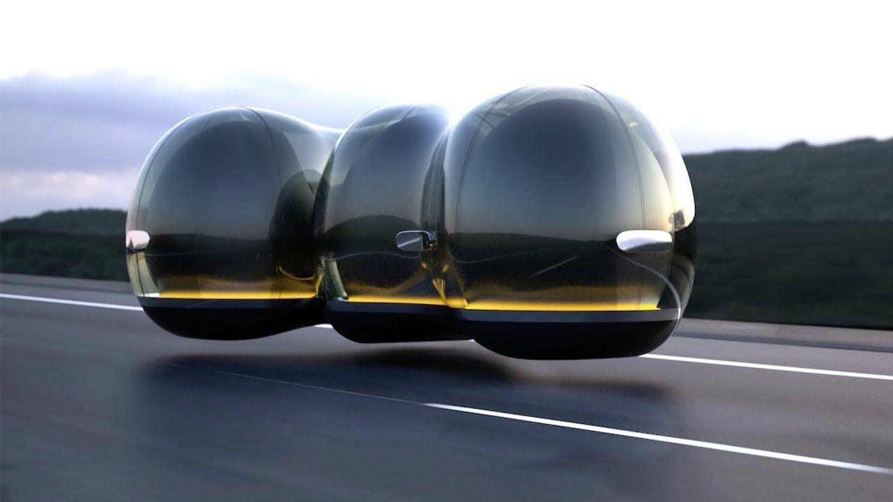 Студент создал для Renault футуристический автомобиль - пузырь «The Float» на магнитной подвеске