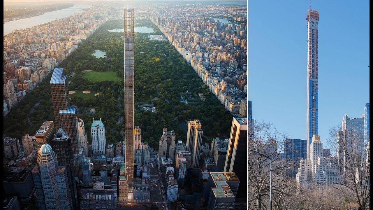 В Нью-Йорке завершено строительство самого тонкого в мире небоскреба 111 West 57th, также известного как Steinway Tower
