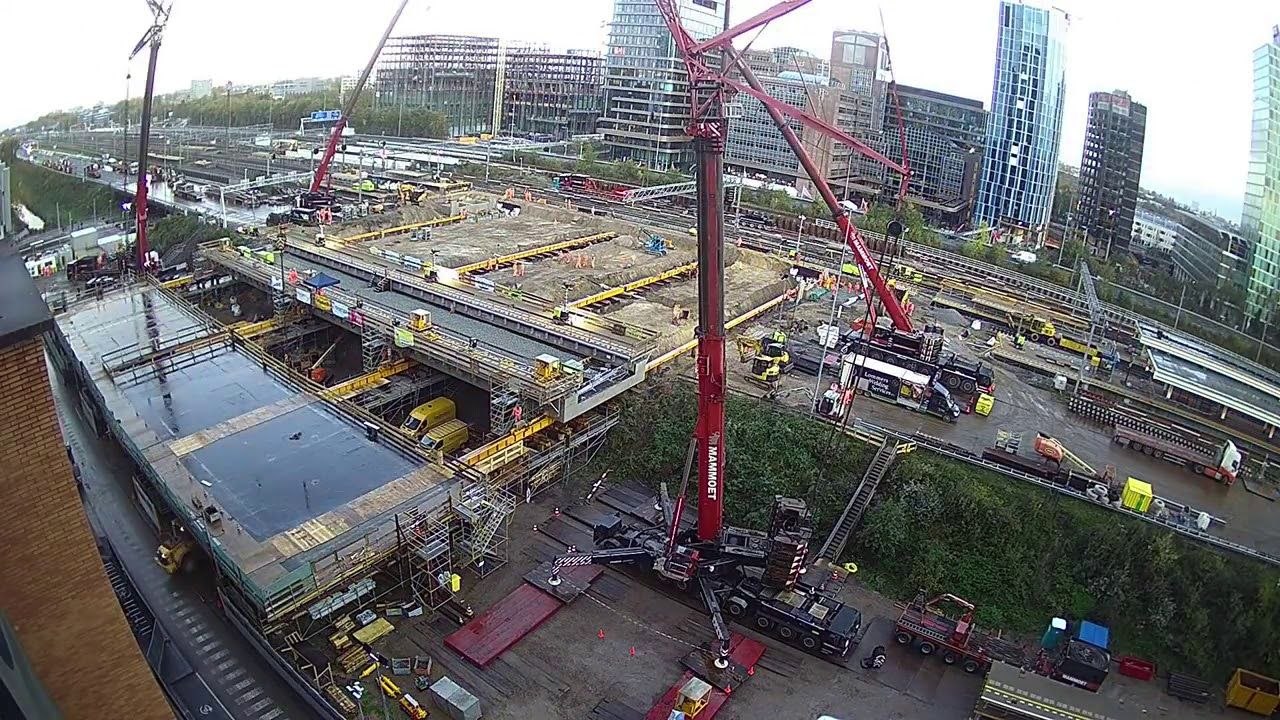 Неужели такое ВОЗМОЖНО! В Амстердаме за 3 дня построили тоннель под железнодорожной станцией