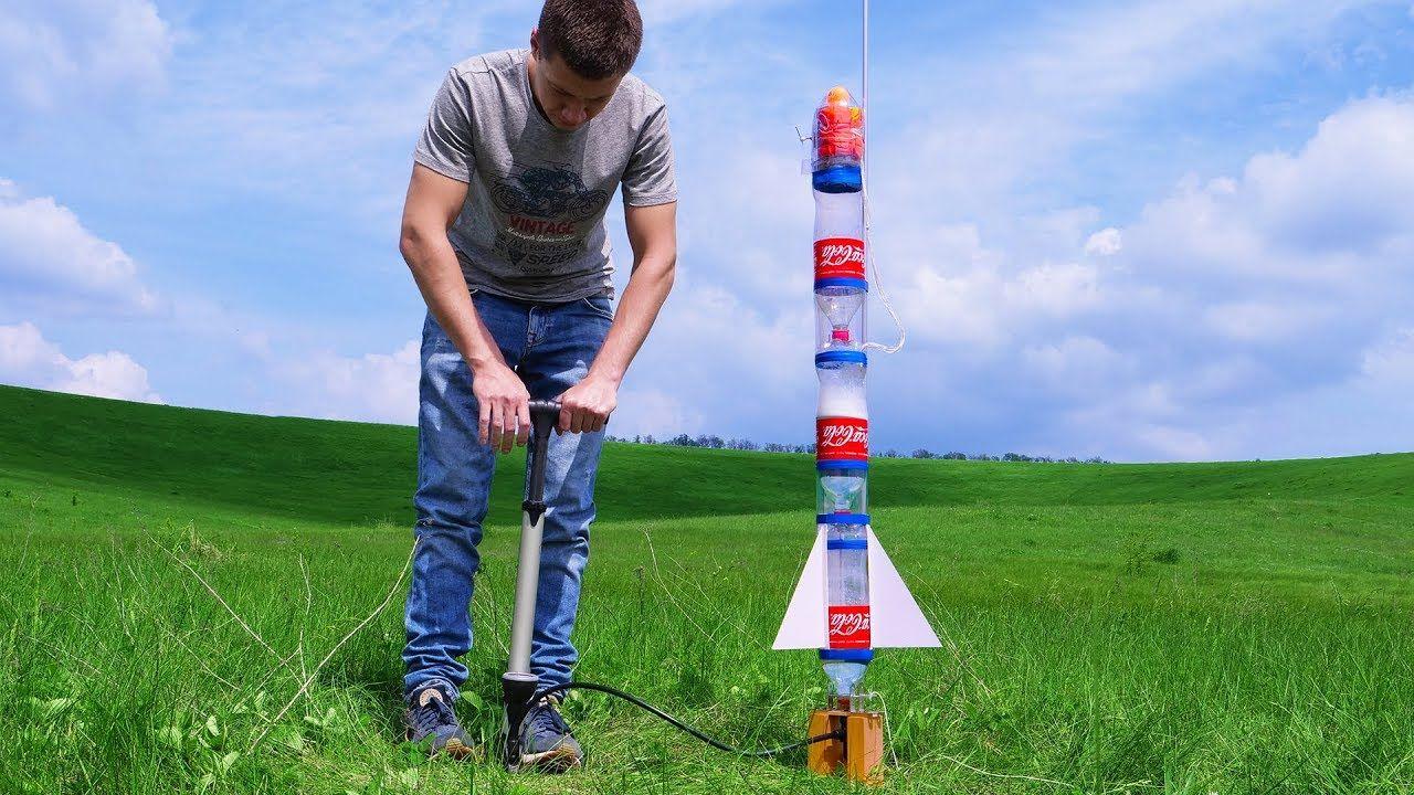 Молодой инженер создал водную ракету которая не требует стартовых площадок и не вредит экологии