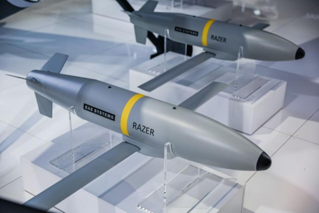 BAE Systems продемонстрировала Razer — дешёвый управляемый боеприпас воздушного запуска с высокой точностью поражения, дальность свыше 22 км