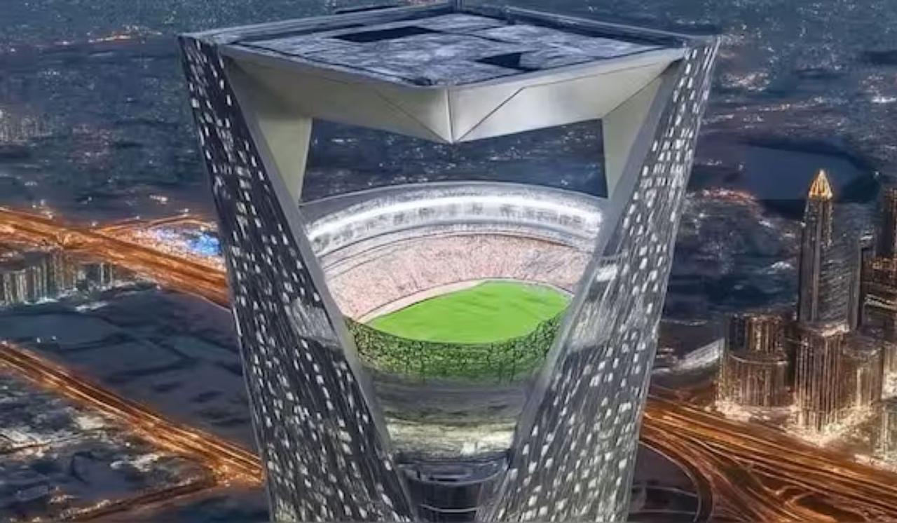 В Саудовской Аравии построят первый в мире «небесный стадион» на крыше 350-метрового небоскрёба