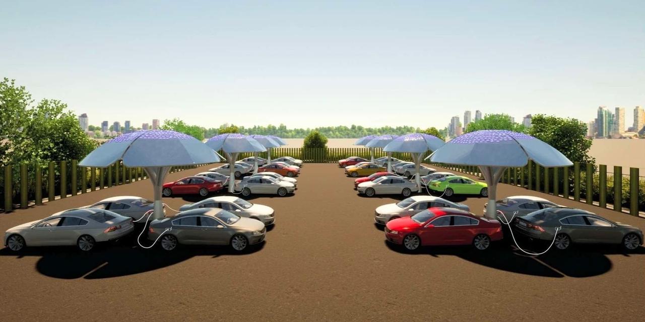 «Солнечное дерево» станет зарядной станцией для электромобилей будущего