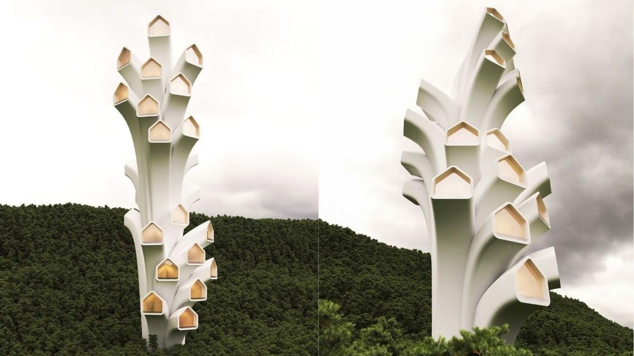 Башня Tree Tower, в форме дерева, будет создана в духе органической архитектуры