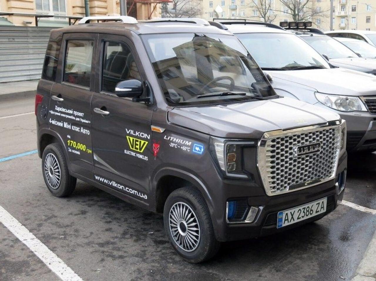 В рамках проекта «Доступный электромобиль для Украины» компания Vilkon Electric Vehicles создала электромобиль стоимостью всего $6300