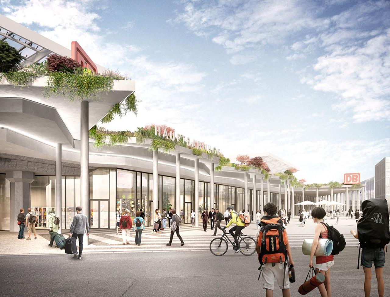 Вокзал будущего: архитектор Дж. Майер Х проектирует новый железнодорожный вокзал Кельна