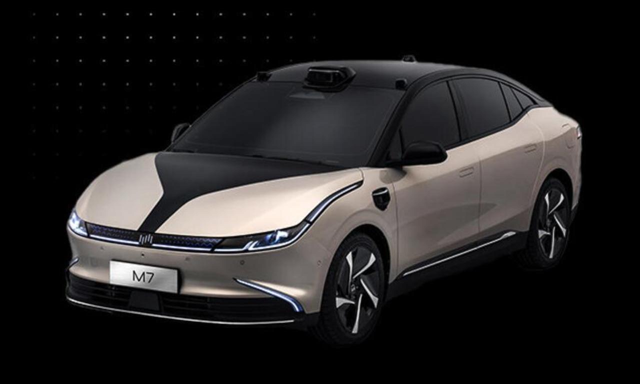 Китайский автопроизводитель WM Motor представил новый электромобиль M7 с 3-мя LiDAR и дальностью пробега 700 км