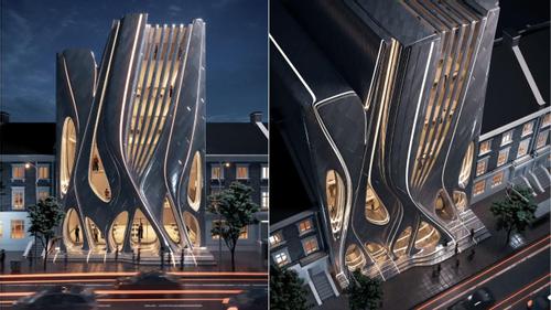 Мир Технологий: Изогнутое офисное здание Office Building Design: новое ...